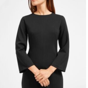 Size 00 Everlane Black Shift Dress